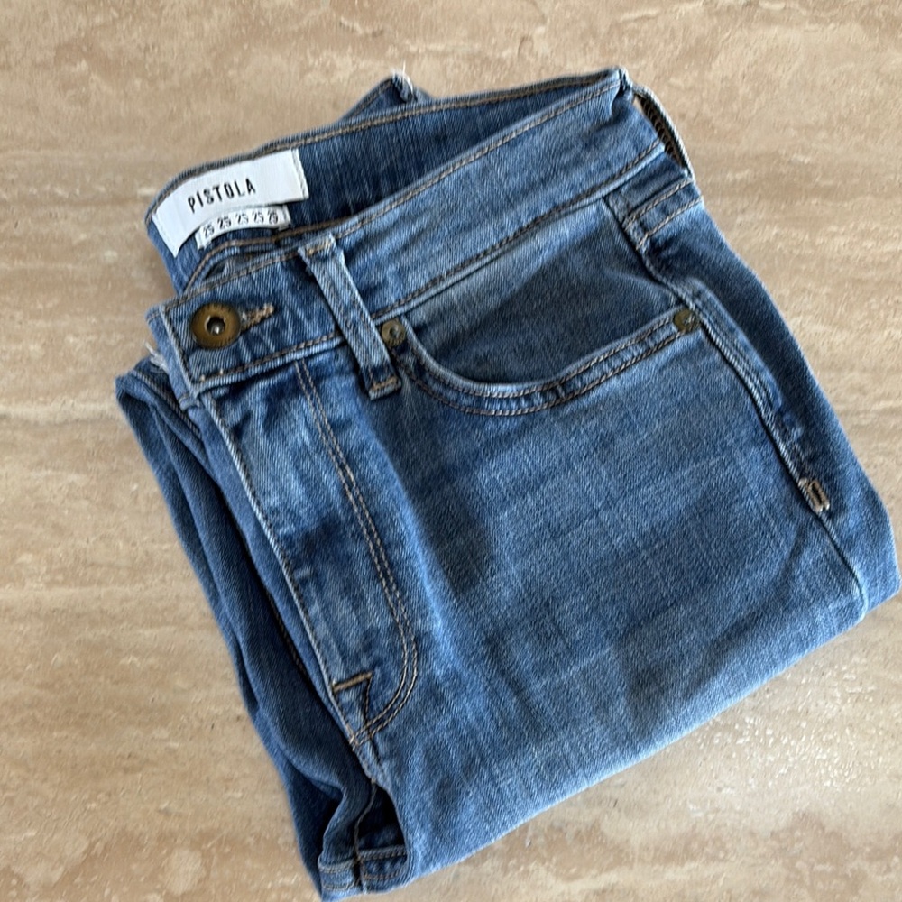 Pistola Blue Straight Leg Jeans Timeless Design